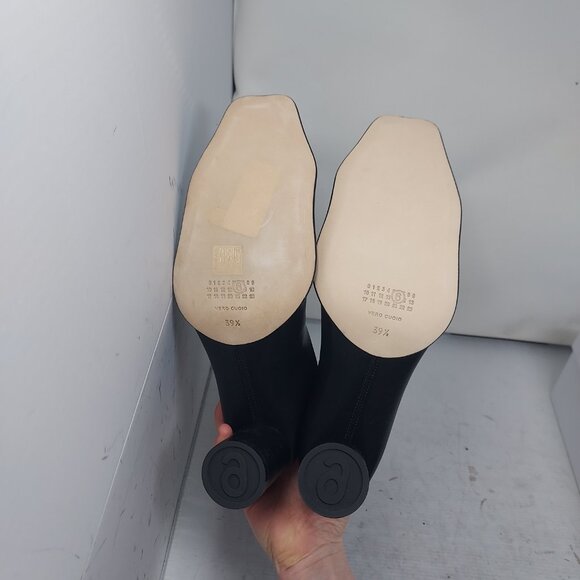 MM6 Maison Margiela Black Trunk Leather Boot - Picture 3 of 11